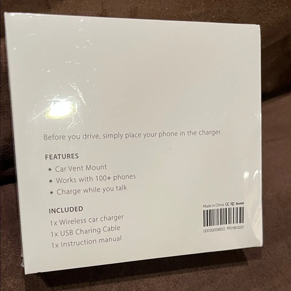New Look Wireless Car Charger
